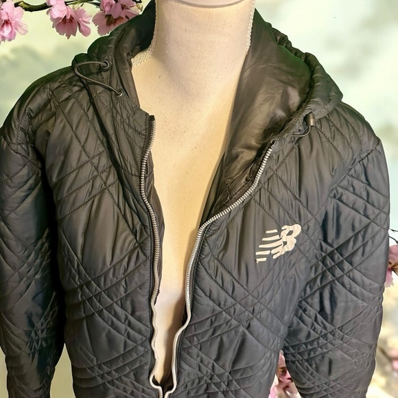 New Balance Women’s Plus Size Black Quilted Padded Puffer Winter Coat Size 2X - Picture 3 of 13